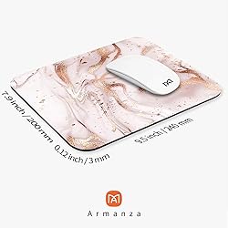 Armanza Square Mouse Pad Rose Gold