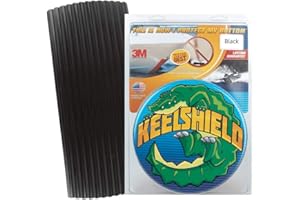 Gator Guards KeelShield Keel Guard - Helps Prevent Damage, Scars and Scratches - DIY Installation - Compatible with Fiberglass and Most Aluminum Boats - Made in The USA - 4’ to 12’ Lengths