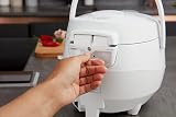Yum Asia Panda Mini Rice Cooker 3.5 Cup Ninja Ceramic Bowl 220-240V Arctic White view 4