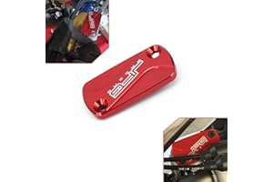 Motorcycle CNC Front Brake Fluid Reservoir Cover Cap Compatible To CR125R CR250R CRF250R CRF250X CRF450R CRF450X CRF250RX CRF