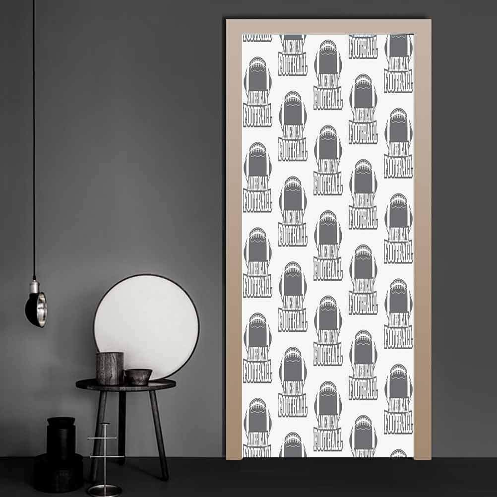Amazon.com: 3D Door Wallpaper Murals Retro Monochrome Style Classical