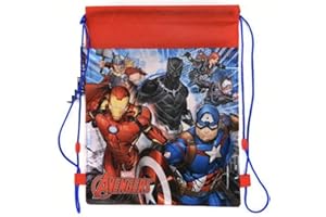 Disney & License Sling Bag Allover Printed For Boys or Girls,Perfect for Sport,Lunch, or Toys (Avengers)