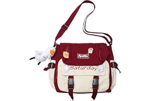 Extolove Cute Messenger Bag, Crossbody Bags for Women Kawaii Messenger Bags Purses