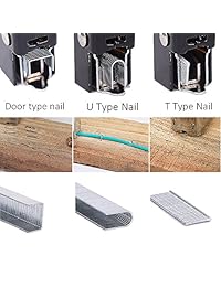 WOLFWILL Engrampadora 3 en 1, resistente, para 3 tipos de clavos diferentes, con desengrampadora de regalo.