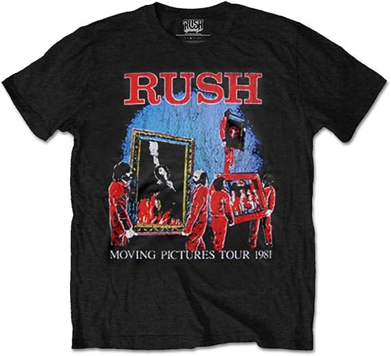 Amazon Rush ラッシュ Moving Pictures Tour Tシャツ メンズ 公式 オフィシャル Tシャツ カットソー 通販