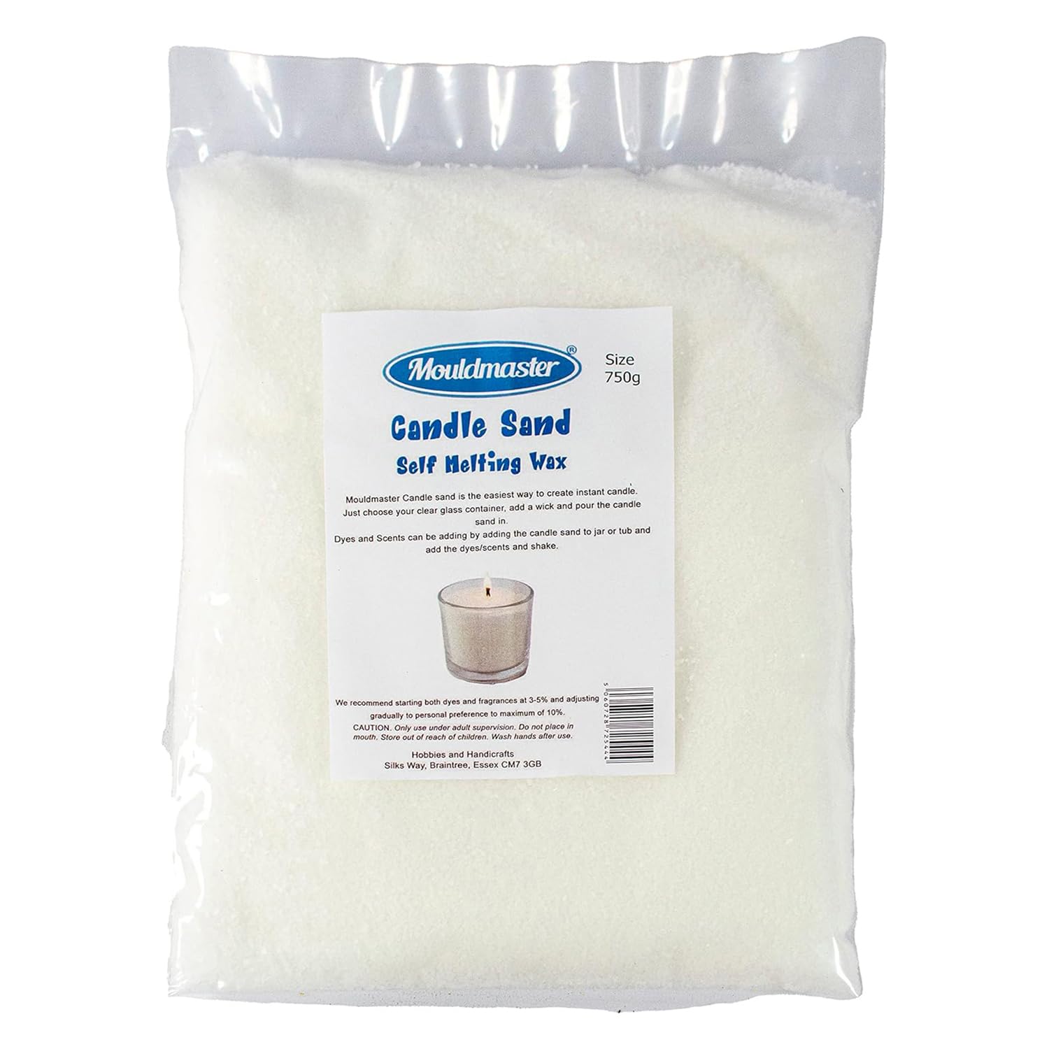 Mouldmaster Candle Sand Wax Granules Self Melting Wax 750g