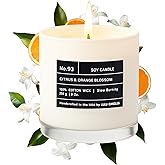 Lulu Candles | Citrus & Orange Blossom | Luxury Scented Soy Jar Candle | Hand Poured in The USA | Highly Scented & Long Lasting (9 Oz.)