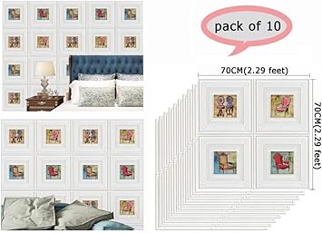 Amazon Com Pe Sticker Relief Diy Wallpaper Soundproofing Self
