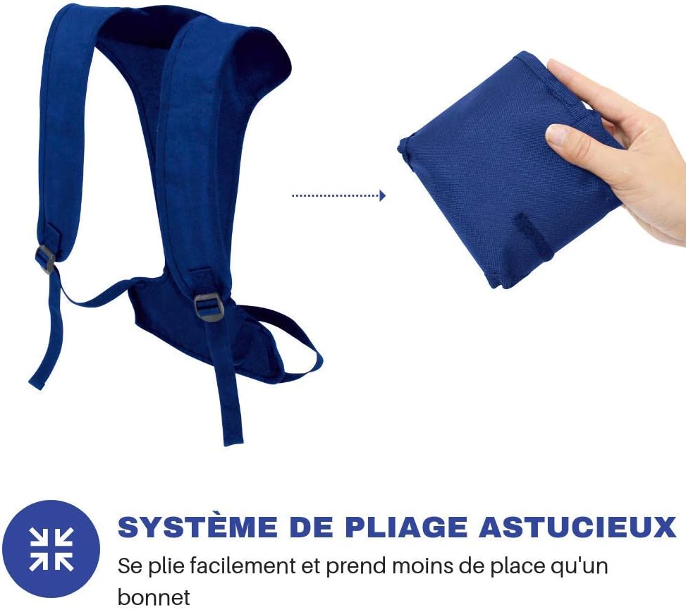 Wantalis Skiback Children's Ski- and Pole-Holder Blue blue Size:Jusqu'à enfant 1,30 m, Blue - Blue - Image 5