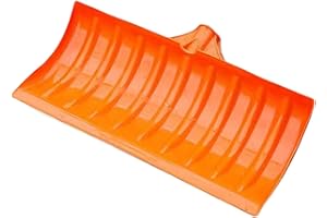 Ioensy Snows Shovels Head Replacement Orange Heavy Duty for Sidewalk Garden Doorway Driveway, no Steel Sheet