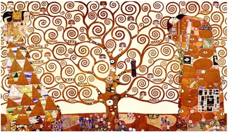 Cuadro famoso Gustav Klimt Árbol de la vida Pintura al óleo sobre