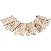 Vlando Travel Jewelry Bags,Jewelry Pouch Bag, Clear velvet zipper pockets Storage Bag Organizer Case for Women Girl Gift 6 Pcs