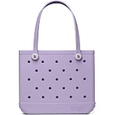 BOGG BAG - Tote for Beach, Pool, Boat, Sports - All Purpose EVA - White Buttons