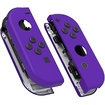 eXtremeRate Soft Touch Grip Purple Joycon Handheld Controller