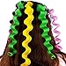 Duufin 36 Pcs Wave Hair Curler Rollers 50 Centimeters Heatless Water Ripple Curlers Magic Hair Rollers DIY Hair Style Tools Set for Women and Girls (Bonus: 2 Pcs Hooks)