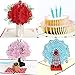 3D Pop Up Greeting Cards 4 Pack Assortment By Aloha Cards | For Birthdays, Thank Yous, All Occasions / Wow Your Loved Ones / Individually Packaged with Envelope and Protective Bag