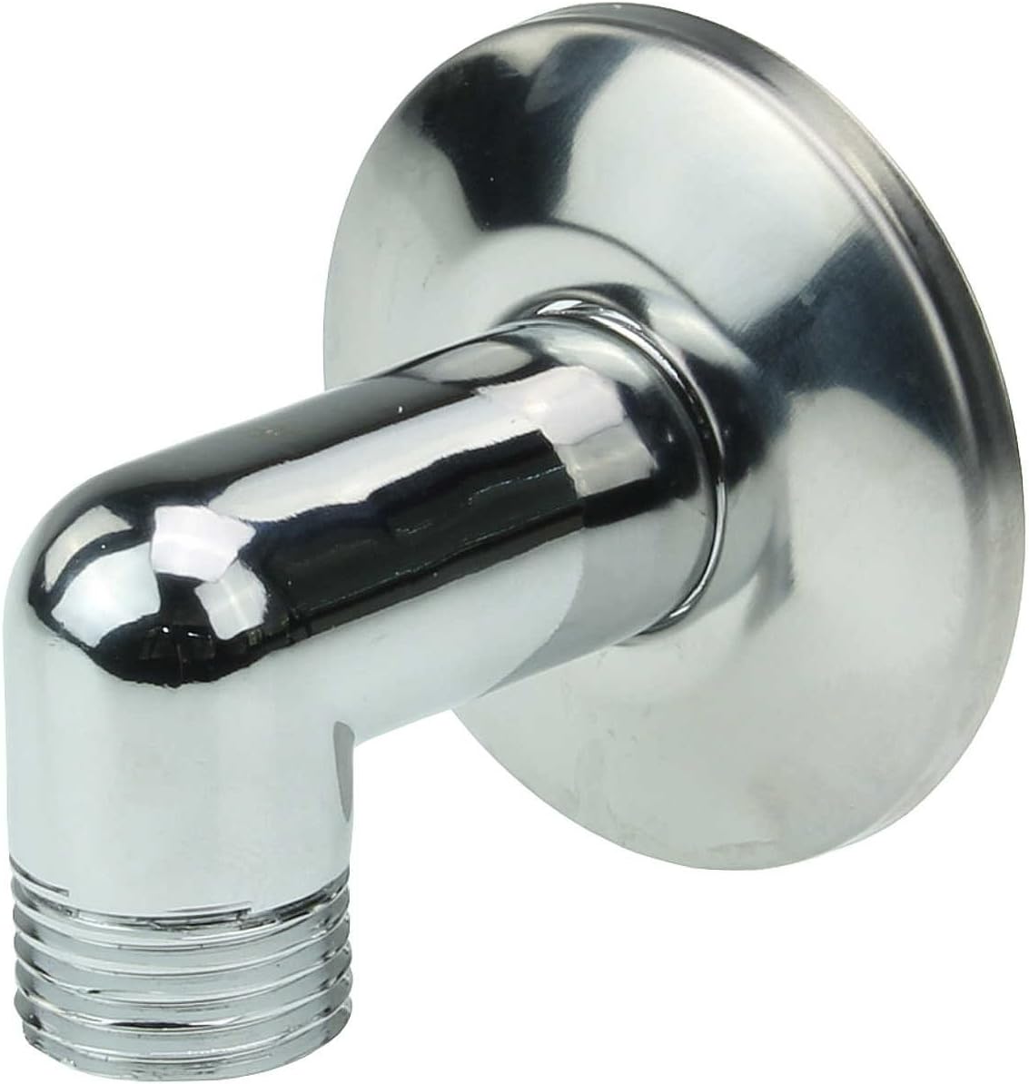 Mural de coude de raccordement laiton chromé raccord tuyau de douche