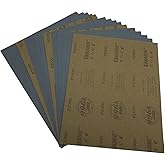 AutKerige 2000 Grit Wet Dry Sandpaper, 9 x 11 Inch Sanding Sheets, 15PCS Premium Silicon Carbide Sand Paper for Wood Metal Ceramic or Auto Polishing and Scratches Removing