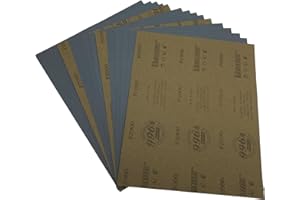 AutKerige 2000 Grit Wet Dry Sandpaper, 9 x 11 Inch Sanding Sheets, 15PCS Premium Silicon Carbide Sand Paper for Wood Metal Ceramic or Auto Polishing and Scratches Removing