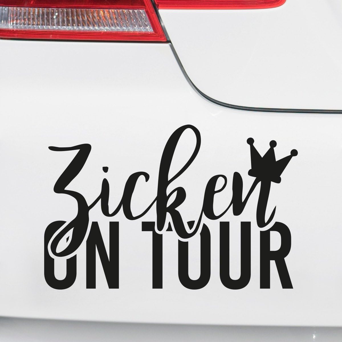 Motoking Autoaufkleber Lustige Sprüche & Motive für Ihr Auto Zicken