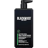 BLACKWOOD FOR MEN Active Man Daily Hair Conditioner for Men, Thickening Conditioner, Deep Nourishing Treatment for Shine, Hair Loss & Dandruff - Natural Vegan Formula Sulfate-Free, Paraben-Free,17 oz