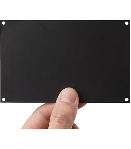 Amazon.com: ElaraBerry 10 Pack 4x6 Inch Black Anodized Aluminum