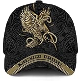 Hieprints Rooster Hat, Rooster Caps for Men Women, 3D Mexican Rooster Baseball Cap Snapback Gallo Chicken Cock Mexico Cap Hat
