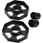 Tape Dispenser Replacement Core Set, 1" and 3" Plastic Tape Roll Insert | Black Tape Dispenser Core for Shop, Office, and School, Durable Spare Parts for Easy Tape Dispensing and Replacement