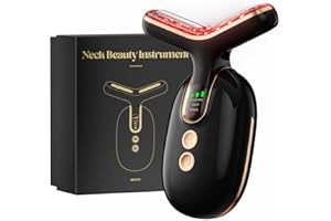 IHELOL Microcurrent-Facial-Device, Facial Massager,Multifunctional Face Massager, Face Sculpting Tool for Skin Care, Anti Aging and Double Chin (Black Gold)