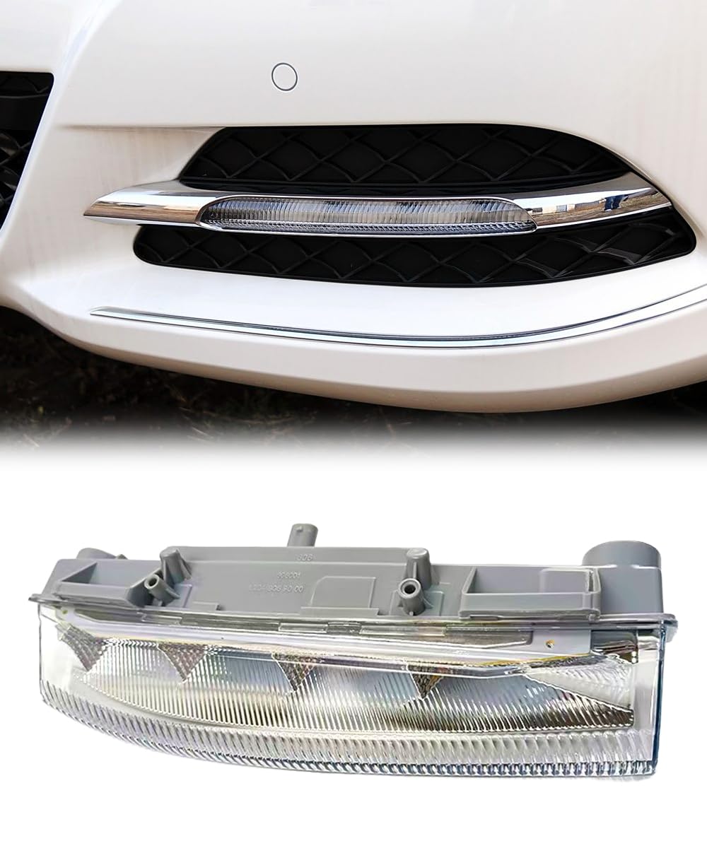 Photo 1 of Fog Light LED Daytime Running Light DRL Lamp Compatible with 2012-2014 Mercedes Benz C Class W204 C250 C300 C350, E Class W212 E350 E63AMG(Driver Side OE#2049068900(Left))