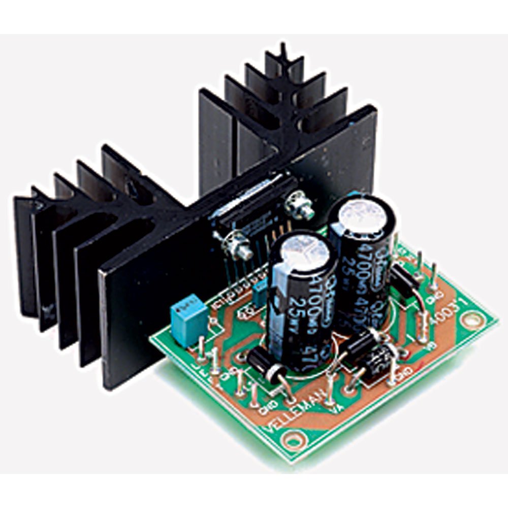 Velleman K4003VP Stereo Amplifier Kit, 2 x 30 Watt, 69 mm x 51 mm Size Industrial