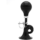 Coolrunner Bugle Horn, Retro Clown Horn, Kids Bike Horn, Classic Vintage Metal Twist Loudspeaker Siren Hooter Snail Air Horn for Vehicles Bicycles Golf Cart