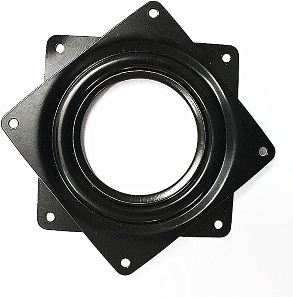 Black 94x94mm Lazy Susan Square Turntable Ball bearing