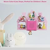 Raweao Metal Shelf for Tonies Figures Pink 43x30cm Wall Mounted view 2