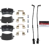 Brembo P85119N Premium Ceramic Rear Disc Brake Pad Set AUDI OE# 4G0698451B