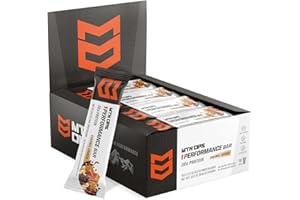 MTN OPS Protein Bars – High Protein Bar with Whey Isolate, Whey Concentrate & Collagen, Low Sugar, Gluten-Free Protein Snack, Caramel Crunch, 10 Count