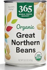 365 by Whole Foods Market, Organic Great Northern Beans, 15.5 Ounce