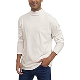 Mens Casual Mock Turtleneck T-Shirts Long Sleeve Thermal Stretchy Pullover Basic Lightweight Undershirt Sweater Tops