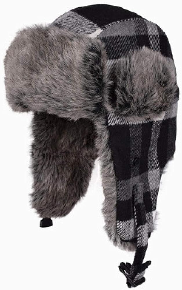 Russian Ushanka Hat Winter Hats for Mens Bomber Hat Red