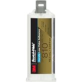 3M Scotch-Weld Low Odor Acrylic Adhesive DP810NS, Tan, 48.5 mL Duo-Pak | Non-Sag, Toughened Two-Part, Room-Temperature Curing Acrylic Adhesive