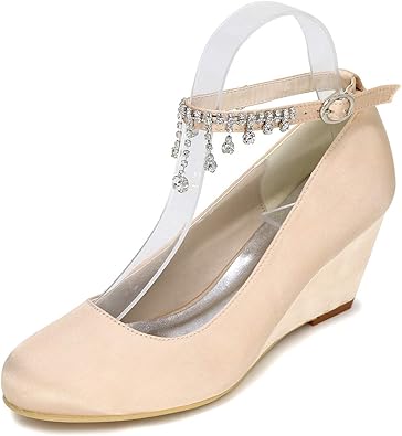 chunky wedding heels