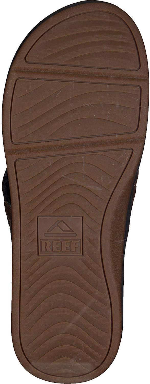 REEF Men's Leather Ortho-Bounce Coast Sandals, Brown: Shoes