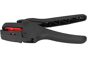 Fafeicy FSD3A SelfAdjusting Wire Stripper, Ergonomic Insulation Stripping Pliers, Length Locator for Single Stranded Wire 0.0