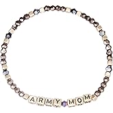 Kivosliviz Army Mom Bracelet for Women Gifts Military Bracelets Jewelry Proud Army Mom Bracelet