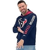 Zubaz NFL Football Men's Solid Team Hoodie with Camo Lined Hood and Sleeve Graphic (Small - 5X-Large)