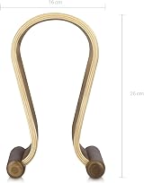 kalibri Wooden Headphone Stand Walnut Universal Headset Hanger for Gaming DJ view 4