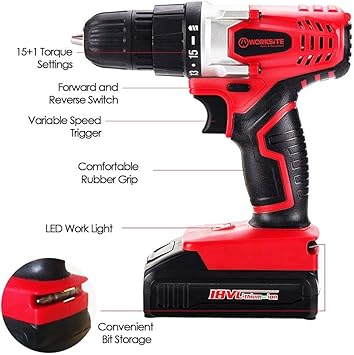 WORKSITE CD316-20L Power Drills product image 4