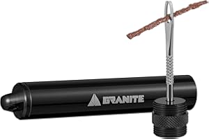 Granite Suture Tire Plug Kit, Compact Tubeless Flat Bicycle Tire Repair Kit with 2 Size Tire Plugs, Fix Mountain Bike and Roa
