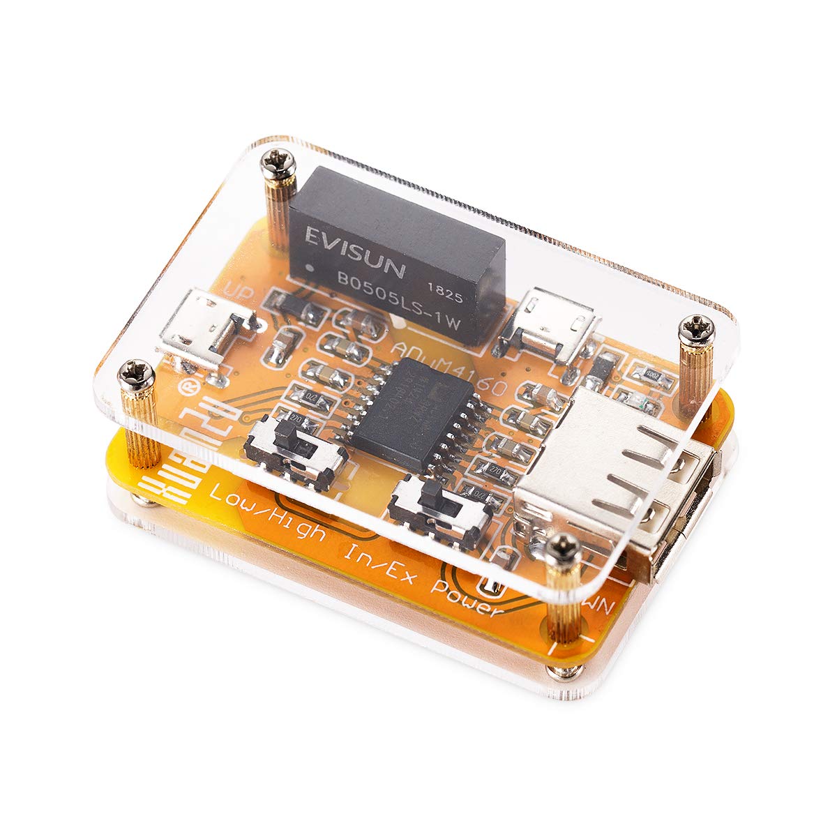 Nobsound USB to USB Isolator Module Audio Noise Eliminator Industrial Isolator Protection