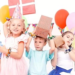POPLAY Jingle Bells,12 PCS Kids Musical Instruments
